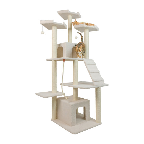 Armarkat 82" Classic Classic Real Wood Jackson Galaxy Approved Cat Tree & Reviews Wayfair